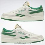 طباشير / ورق أبيض / أخضر جلن نادي ج الانتقام خمر أحذية رجالية Reebok 0NZ0F1043 - Image 3