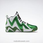 غلين أخضر / أبيض ftwr / أسود أساسي حذاء كرة السلة هوريكازي الثاني Reebok 0NZ0F149 - Image 2