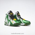 غلين أخضر / أبيض ftwr / أسود أساسي حذاء كرة السلة هوريكازي الثاني Reebok 0NZ0F149 - Image 3