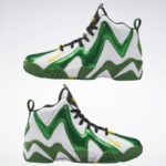 غلين أخضر / أبيض ftwr / أسود أساسي حذاء كرة السلة هوريكازي الثاني Reebok 0NZ0F149 - Image 8