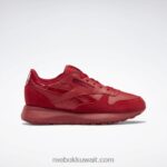 فلاش أحمر / بورجوندي كلاسيكي الأحذية الجلدية الكلاسيكية sp للنساء Reebok 0NZ0F231