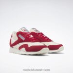 فلاش أحمر / طباشير / أبيض كلاسيكي أحذية الرجال النايلون الكلاسيكية Reebok 0NZ0F1217 - Image 3