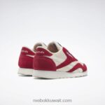 فلاش أحمر / طباشير / أبيض كلاسيكي أحذية الرجال النايلون الكلاسيكية Reebok 0NZ0F1217 - Image 4