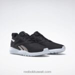قلب أسود / أبيض فتور / ذهب وردي حذاء فلكساغون إنرجي 4 للتدريب النسائي Reebok 0NZ0F265 - Image 3