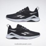 قلب أسود / أبيض فتور / واحة بنفسجية حذاء تدريب nanoflex tr 2.0 للنساء Reebok 0NZ0F136 - Image 9
