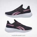 قلب أسود / أرجواني مشبع / أبيض ftwr 3 أحذية الجري النسائية Reebok 0NZ0F65 - Image 9
