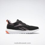 قلب أسود / أرجواني مشبع / توهج برتقالي حذاء فليكساجون فورس 4 نسائي للتدريب Reebok 0NZ0F254 - Image 2