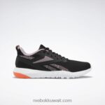 قلب أسود / أرجواني مشبع / توهج برتقالي حذاء فليكساجون فورس 4 نسائي للتدريب Reebok 0NZ0F254