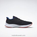 قلب أسود / توهج شبه برتقالي / أزرق متجه حذاء جري رانر 5 للرجال Reebok 0NZ0F1070 - Image 2