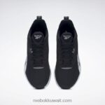 قلب أسود / رمادي نقي 5 / أبيض قدم حذاء جري رانر 4 4e للرجال Reebok 0NZ0F1123 - Image 6