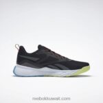 قلب أسود / رمادي نقي 7 / أكوا مشع أحذية تدريب الرجال nfx Reebok 0NZ0F1324 - Image 2