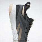 قلب أسود / رمادي نقي 7 / التقى أملس حذاء فليكساجون فورس 4 نسائي للتدريب Reebok 0NZ0F221 - Image 7