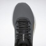 قلب أسود / رمادي نقي 7 / التقى أملس حذاء فليكساجون فورس 4 نسائي للتدريب Reebok 0NZ0F221 - Image 8