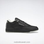 قلب أسود / ضباب الصباح حذاء club c 85 mid ii Reebok 0NZ0F435