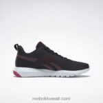 قلب أسود / كستنائي / وردي مطارد حذاء فليكساجون فورس 3 د واسع للتدريب للنساء Reebok 0NZ0F919 - Image 2