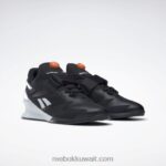 كور أسود / أبيض ftwr / برتقالي محطم s23-r أحذية رفع الأثقال ليجاسي ليفتر 3 للرجال Reebok 0NZ0F1069 - Image 3