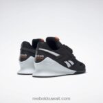 كور أسود / أبيض ftwr / برتقالي محطم s23-r أحذية رفع الأثقال ليجاسي ليفتر 3 للرجال Reebok 0NZ0F1069 - Image 4