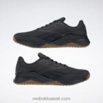 كور أسود / رمادي نقي 8 / ريبوك صمغ المطاط 03 حذاء تدريب نانو x2 للرجال Reebok 0NZ0F1026 - Image 10