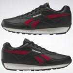 كور أسود / طباشير / أحمر فلاش الترجيع تشغيل الأحذية Reebok 0NZ0F251 - Image 9
