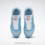 مشع أكوا / أزرق لؤلؤي / أبيض ftwr أحذية جلدية كلاسيكية Reebok 0NZ0F201 - Image 6