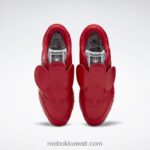 ناقلات الأحمر / الأساسية السوداء حذاء ايمز جلدي كلاسيكي Reebok 0NZ0F486 - Image 6