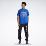 ناقلات الأزرق تي شيرت برسومات ستريت فايتر Reebok 0NZ0F572 - Image 2