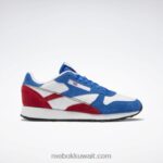 ناقلات الأزرق / ناقلات الأحمر / أبيض ftwr جلد كلاسيكي يجعله حذائك Reebok 0NZ0F88