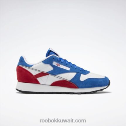 ناقلات الأزرق / ناقلات الأحمر / أبيض ftwr جلد كلاسيكي يجعله حذائك Reebok 0NZ0F88