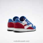 ناقلات الأزرق / ناقلات الأحمر / أبيض ftwr جلد كلاسيكي يجعله حذائك Reebok 0NZ0F88 - Image 7