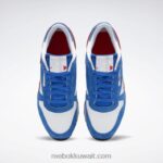 ناقلات الأزرق / ناقلات الأحمر / أبيض ftwr جلد كلاسيكي يجعله حذائك Reebok 0NZ0F88 - Image 9