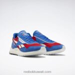ناقلات الأزرق / ناقلات الأحمر / الطباشير أحذية جلدية كلاسيكية من الألف إلى الياء Reebok 0NZ0F397 - Image 5