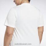 نحيف أبيض / أزرق متجه تي شيرت الهوية (حجم كبير) Reebok 0NZ0F641 - Image 5