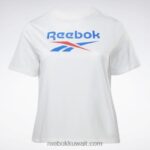 نحيف أبيض / أزرق متجه تي شيرت الهوية (حجم كبير) Reebok 0NZ0F641 - Image 6