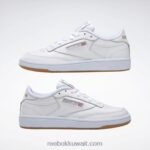 نحيف أبيض / رمادي فاتح / علكة حذاء كلوب ج 85 Reebok 0NZ0F57 - Image 3