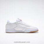 نحيف أبيض / رمادي فاتح / علكة حذاء كلوب ج 85 Reebok 0NZ0F57 - Image 4