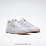 نحيف أبيض / رمادي فاتح / علكة حذاء كلوب ج 85 Reebok 0NZ0F57 - Image 5