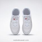 نحيف أبيض / رمادي فاتح / علكة حذاء كلوب ج 85 Reebok 0NZ0F57 - Image 8