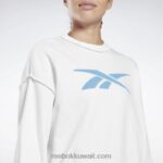 نحيف أبيض سترة طاقم myt Reebok 0NZ0F972 - Image 4