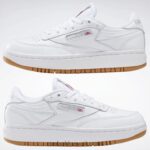 نحيف أبيض / صمغ مطاطي ريبوك 07 حذاء مزدوج c club Reebok 0NZ0F5 - Image 10