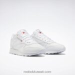 نحيف أبيض ftwr / رمادي نقي 3 أحذية جلدية كلاسيكية Reebok 0NZ0F64 - Image 3
