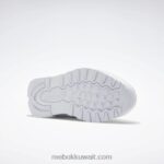 نحيف أبيض ftwr / رمادي نقي 3 أحذية جلدية كلاسيكية Reebok 0NZ0F64 - Image 5