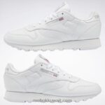 نحيف أبيض ftwr / رمادي نقي 3 أحذية جلدية كلاسيكية Reebok 0NZ0F64 - Image 9