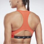 نحيف أحمر ديناميكي حمالة صدر رياضية للدعم المتوسط ​​لوكس من لي ميلز Reebok 0NZ0F870 - Image 6