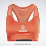 نحيف أحمر ديناميكي حمالة صدر رياضية للدعم المتوسط ​​لوكس من لي ميلز Reebok 0NZ0F870 - Image 8