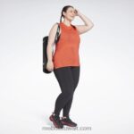 نحيف أحمر ديناميكي قمة خزان الإرهاق (حجم كبير) Reebok 0NZ0F912 - Image 2
