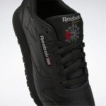 نحيف أسود أساسي / رمادي نقي 5 أحذية جلدية كلاسيكية Reebok 0NZ0F103 - Image 7