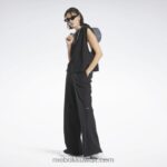نحيف أسود أعلى خزان العضلات جيرسي الكلاسيكية Reebok 0NZ0F627 - Image 2