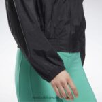 نحيف أسود استوديو أزياء لامعة سترة Reebok 0NZ0F993 - Image 6