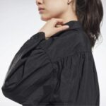 نحيف أسود استوديو أزياء لامعة سترة Reebok 0NZ0F993 - Image 7