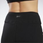 نحيف أسود السراويل الضلع القطن اليوغا Reebok 0NZ0F474 - Image 4